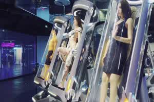 顶级网红女神 阿朱这次cos赛伯庞克  背景图片