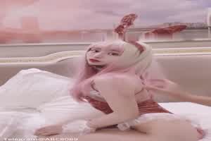 不见星空最新 淫荡小兔兔  背景图片