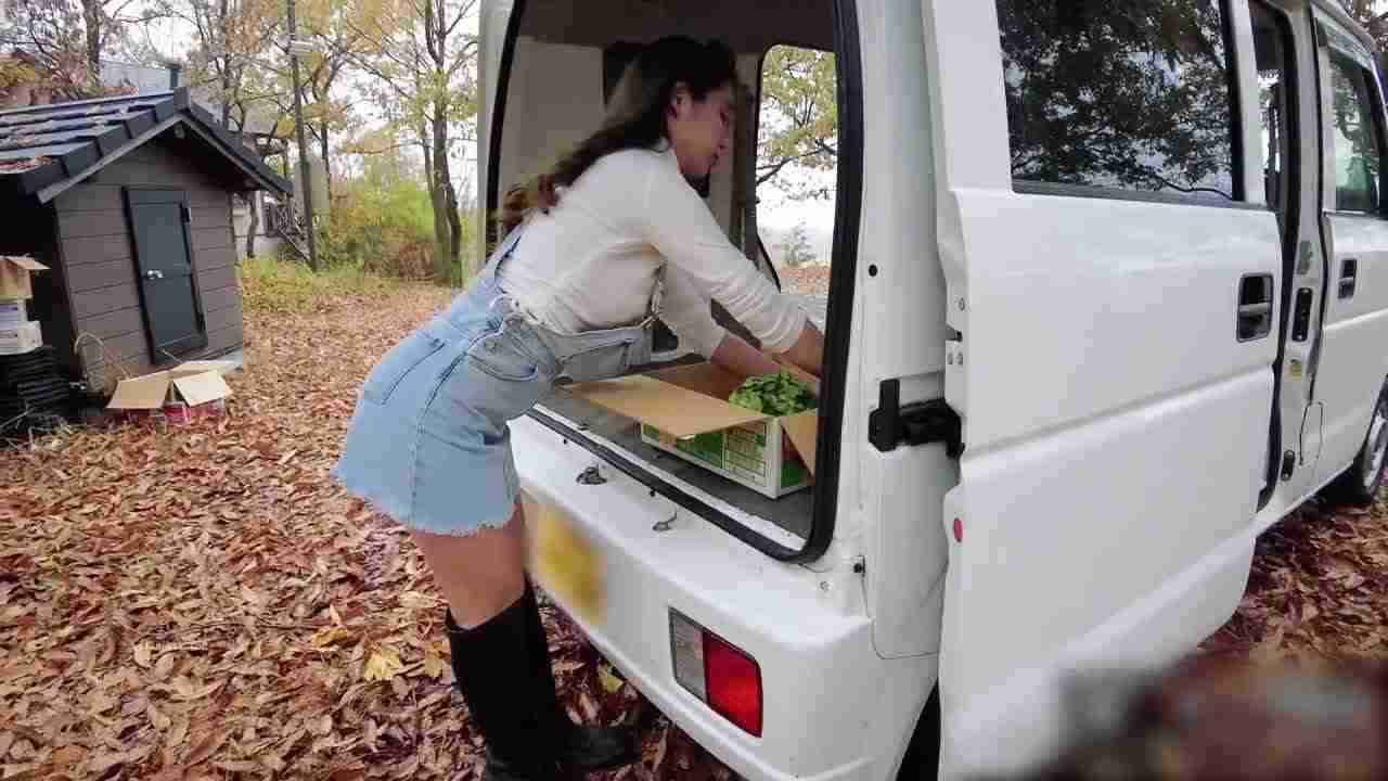  Naomi 配送员美女在也野外郊区做爱摇的车上好晃 的剧照4