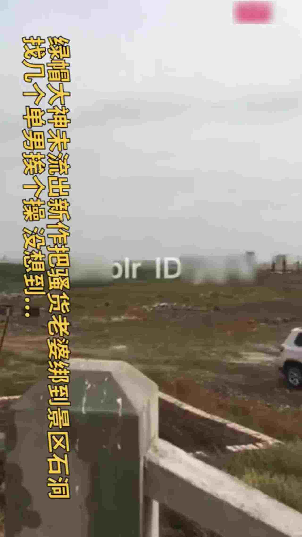  【绿帽淫妻)绿帽把老婆绑起来景区露出，人妻被路人轮操，太刺激了! 的剧照10